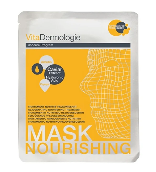 VITADERMOLOGIE MASK NOURISSANT (JAUNE) MASQUE NUTRITIF RAJEUNISSANT
