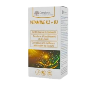 VITAMINE K2 + D3 X 60 GELULES COMPLEMAX