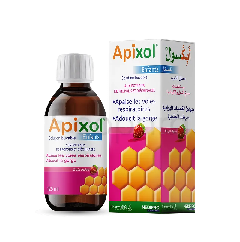 APIXOL SOLUTION BUVABLE 125 ML ENFANT - Image 1