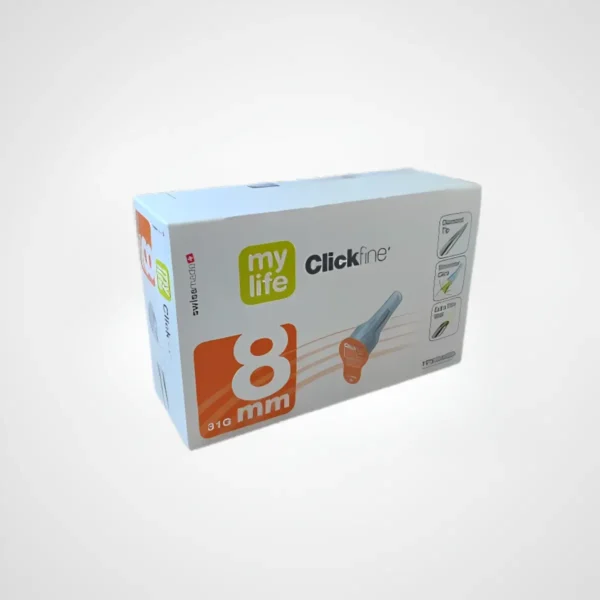 AIGUILLES 8 MM CLIK FINE LIFE 31G 8MM X 100 MY