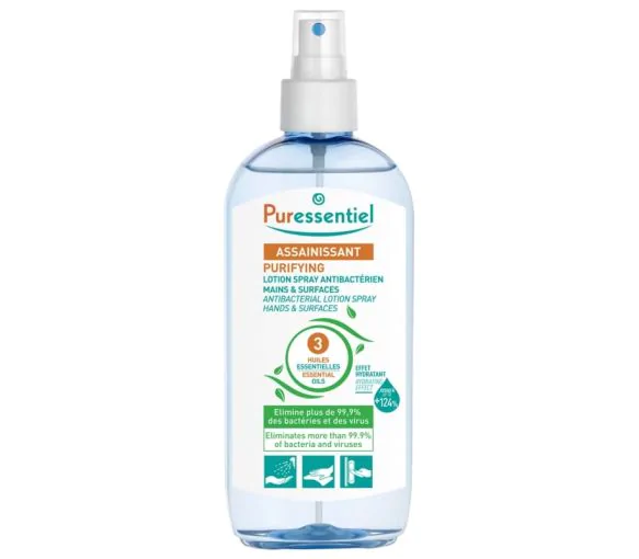 PURESSENTIEL ASSAINI LOTION SPRAY ANTI BACTERIEN MAINS ET SURFACES 250 ML