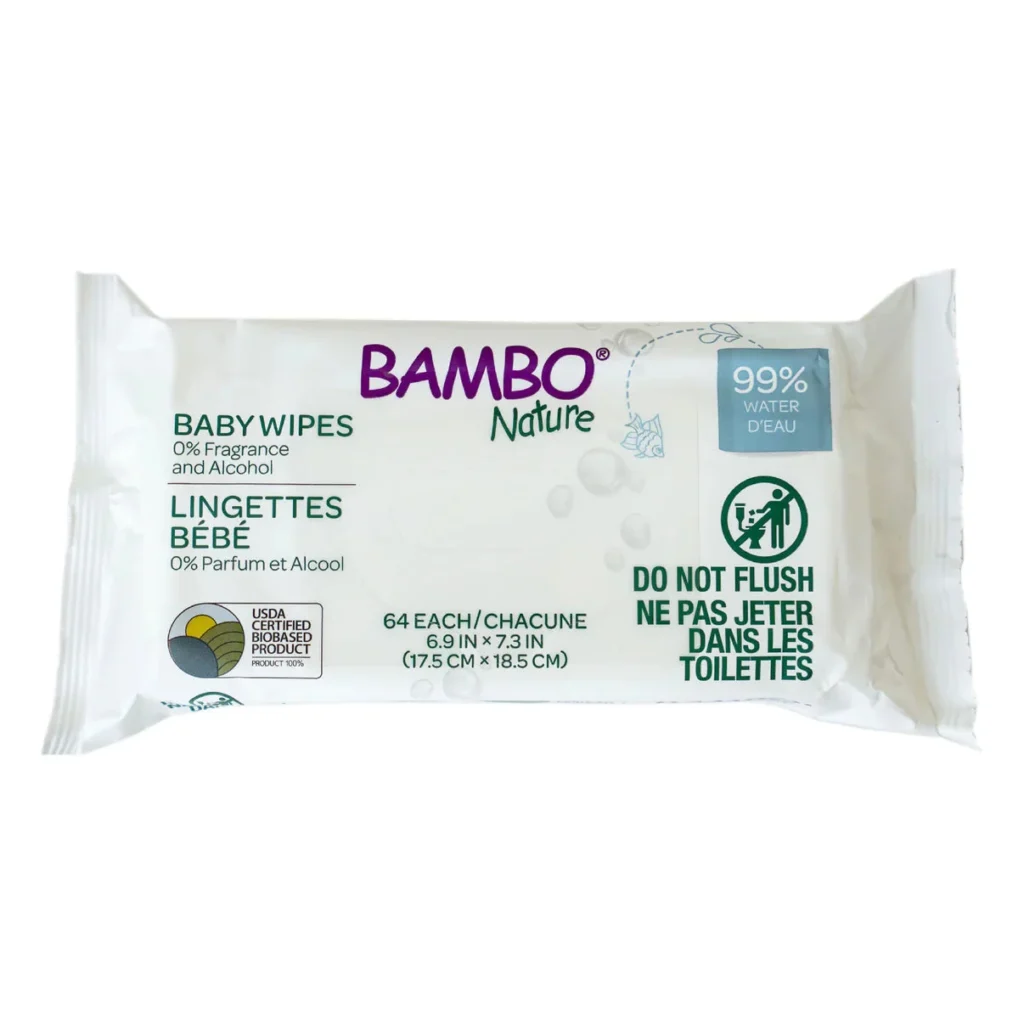 LINGETTES NICE BABY X 120 UNITES