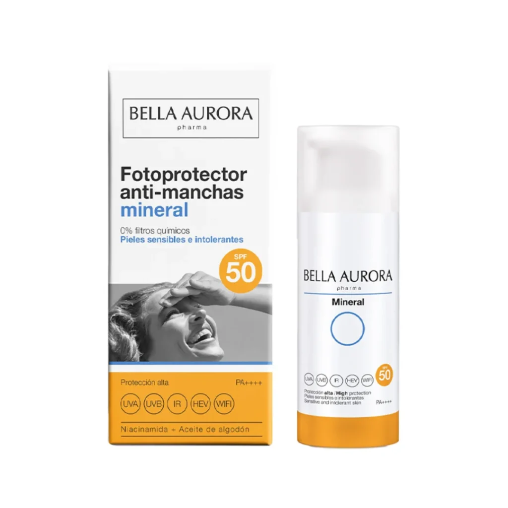BELLA AURORA ECRAN SOLAIRE MINERAL SPF 50+ 50ML