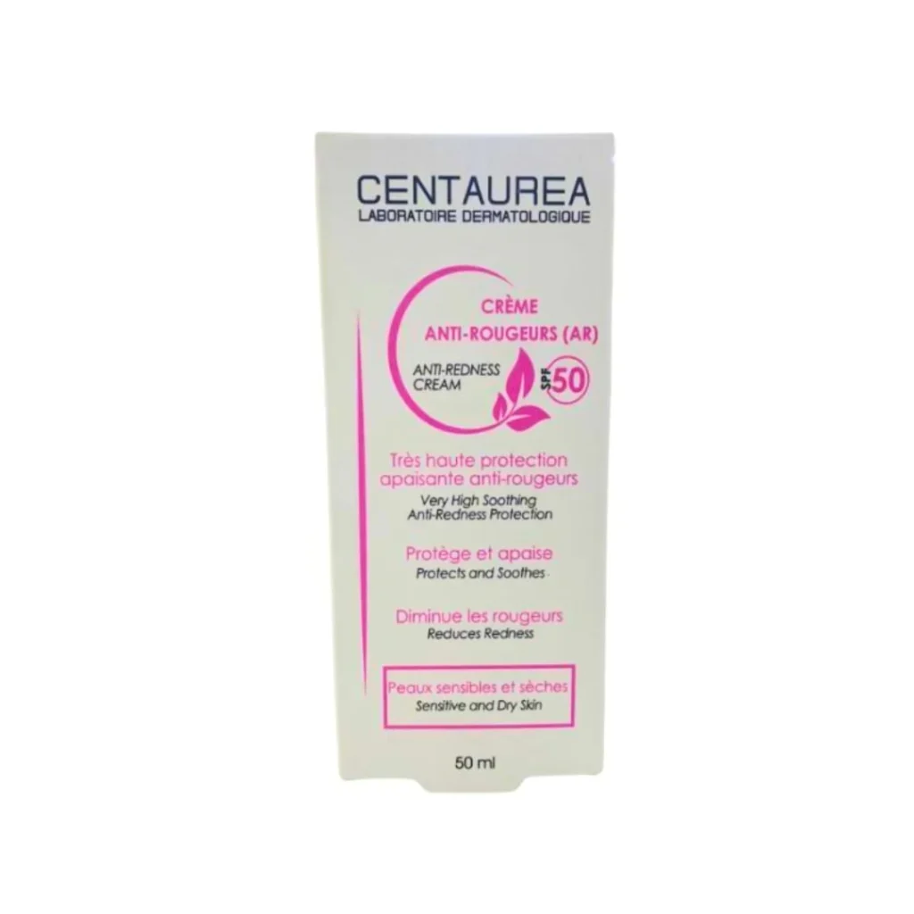 CENTAUREA CREME ANTI ROUGEURS SPF50+ 50ML