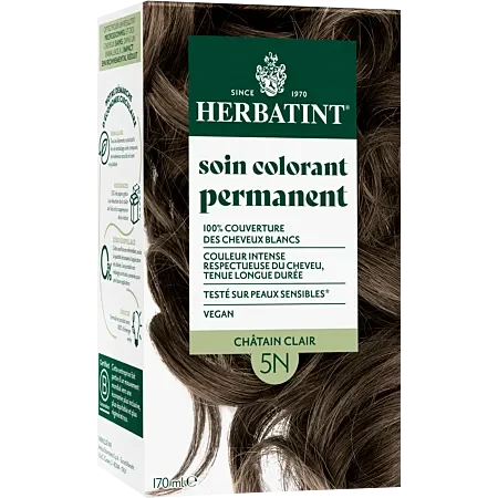HERBATIN COLORATION 5 N CHATAIN CLAIRE