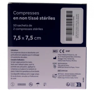 BANDE DE GAZE HYDROPHILE BOITE 3M X 20CM RAFFIN