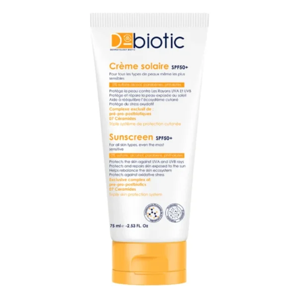 D BIOTIC CREME SOLAIRE 75 ML
