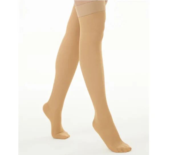 BAS CUISSE C1 PIED OUVERT T2 BEIGE JINNI