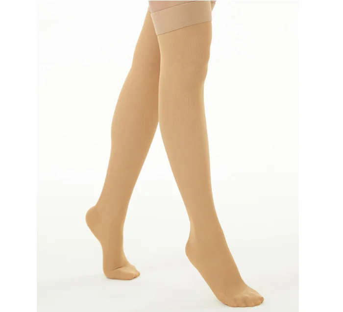 BAS CUISSE C1 PIED OUVERT T2 BEIGE JINNI - Image 1