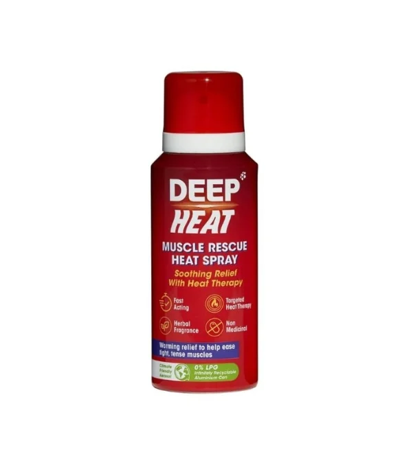 DEEP HEAT MUSCLE RESCUE HEAT SPRAY 72.5 ML