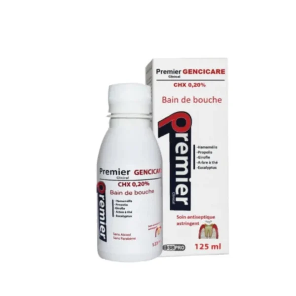 PREMIER CLINICAL GENCICARE ROUGE BAIN DE BOUCHE 125 ML