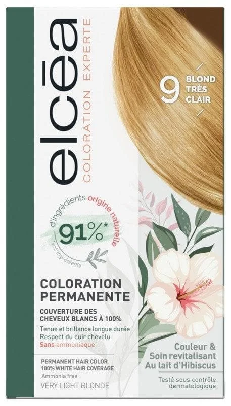 COLORATION ELCEA N°9 BLOND TRE CLAIR SANS AMONIAQUE SANS PARABEN