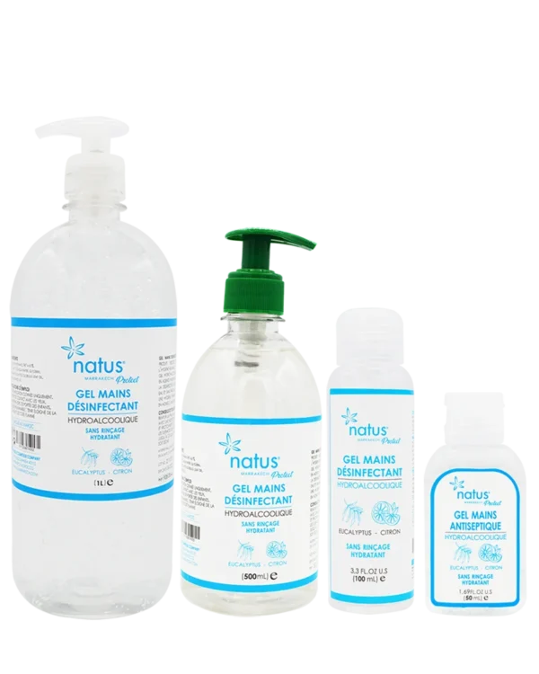 GEL MAIN ANTI BACTERIEN HYDRO ALCOLIQUE 1L NATUS