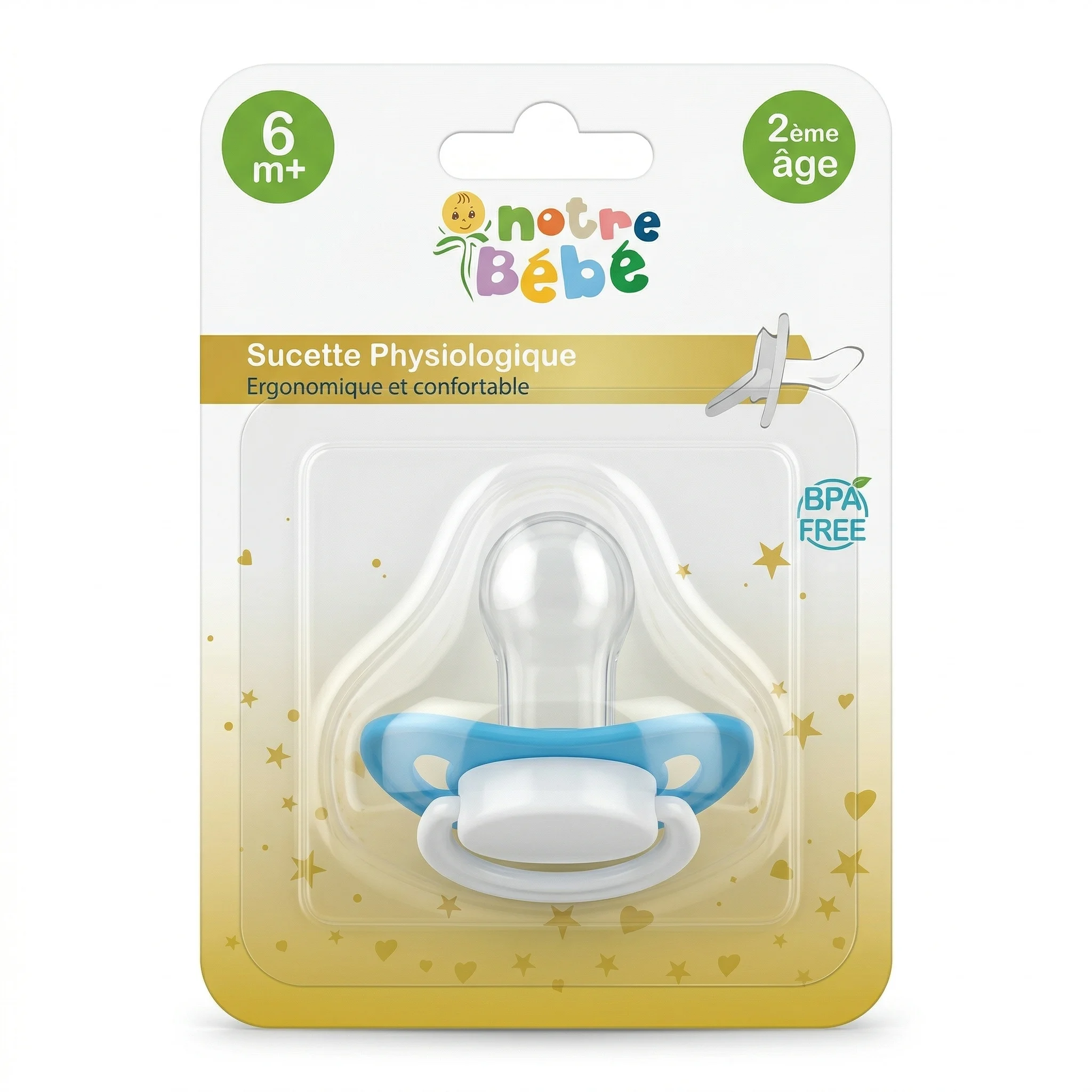 NB SUCETTE POUCE 2 EME AGE 6M+ PHYSIOLOGIQUE GM 19 (COMED) - Image 1