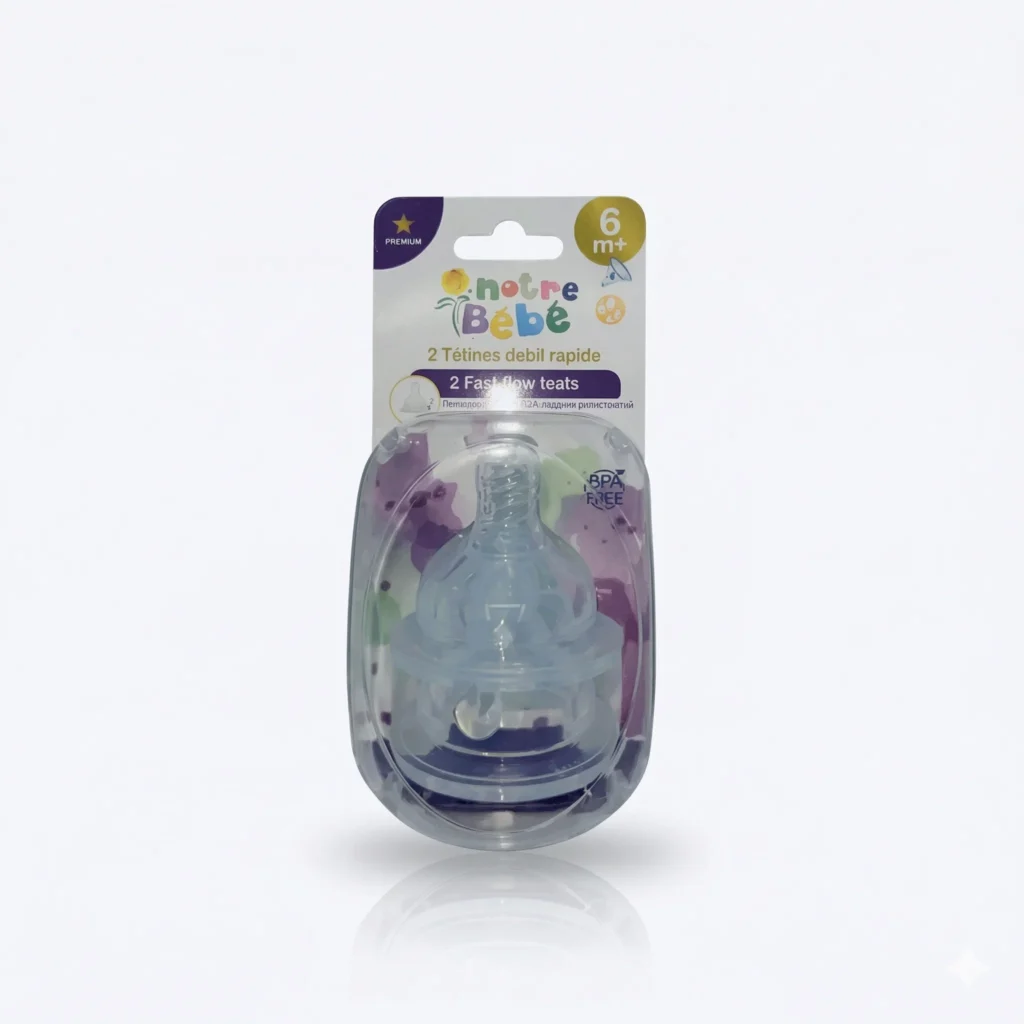 NB PREMIUM TETINES ANTI COLIQUES SILICONE 6M+ LARGE X 2