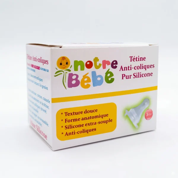 NB TETINES ANTI-COLIQUES 3-6 27M X 2 SMALL (COMED)