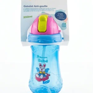 NB PLUS TASSE AVEC PAILLE ANTI GOUTTE 12 M+ 350 ML (COMED)