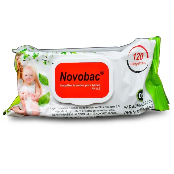 LINGETTES NOVOBAC X 120 UNITES