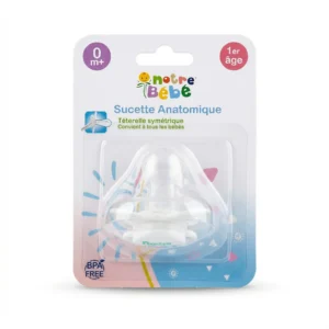 NB SUCETTE RONDE 1 ER AGE 0M+ ANATOMIQUE  23 SMAL (COMED)