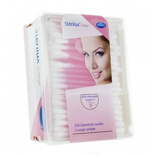 COTON TIGE BATONNET STERILUX 200 GR
