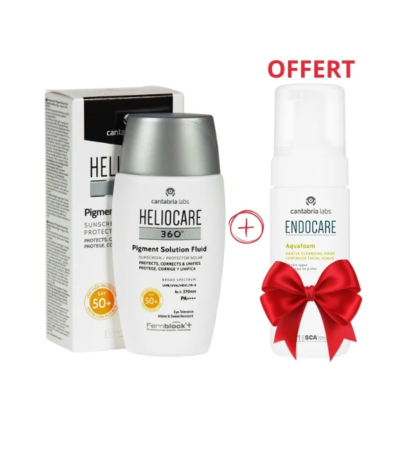 HELIOCARE 360 PIGMENT SOLUTION FLUIDE + AQUAPHOM
