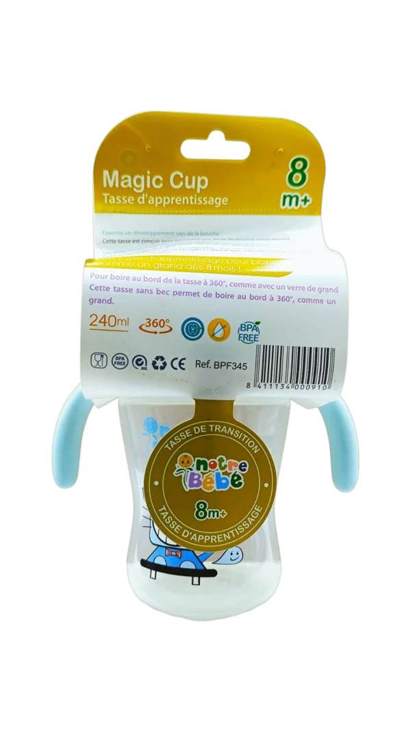 NB PLUS TASSE D'APPRENTISSAGE MAGIC CUP 360° 8M+ 240 ML