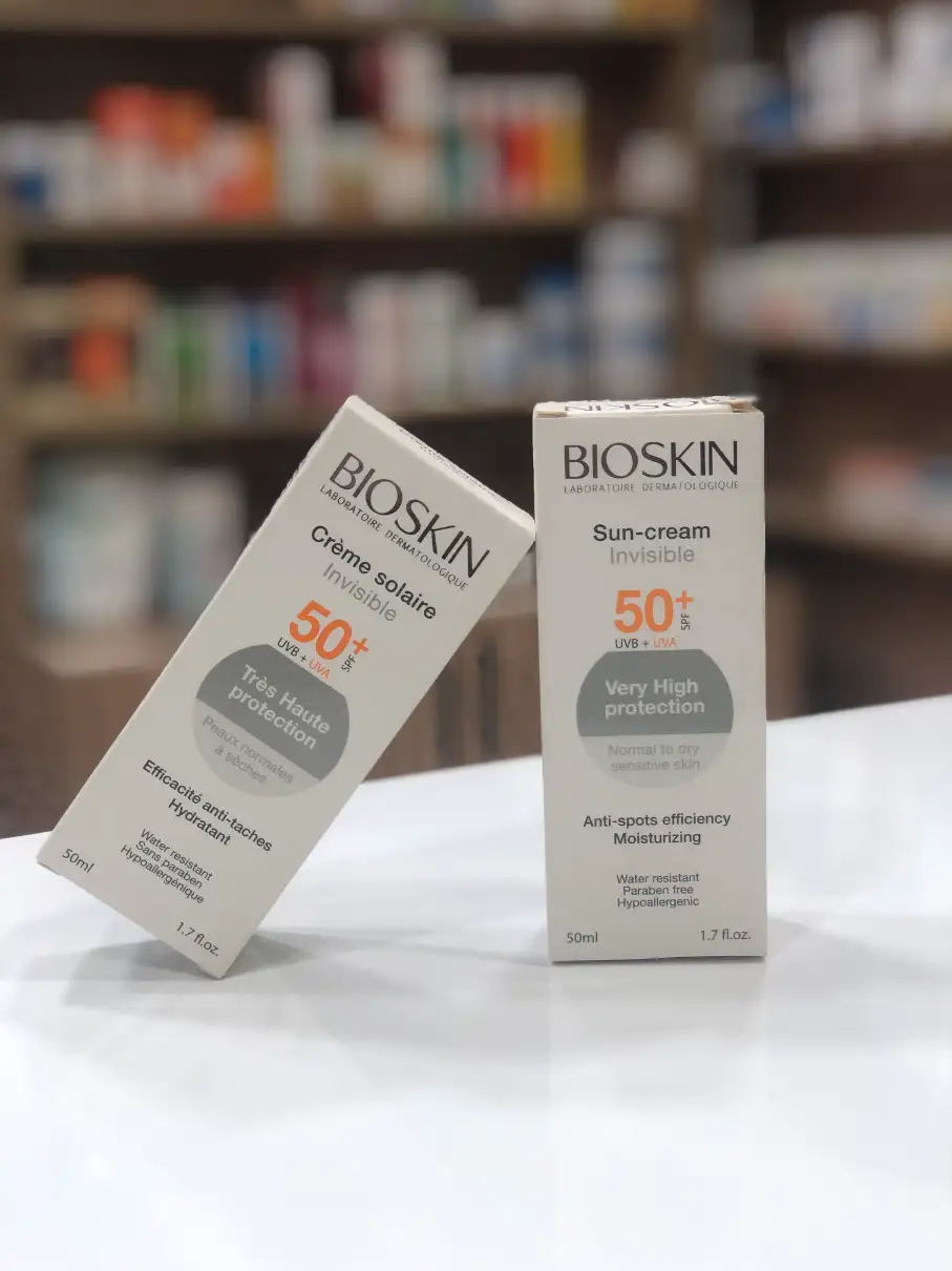 BIOSKIN CREME SOLAIRE INVISIBLE 50 ML - Image 1