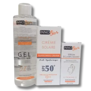 PACK INNO BIO CREME SOLAIRE SFP 50+ SERUM + GEL NETTOYANT