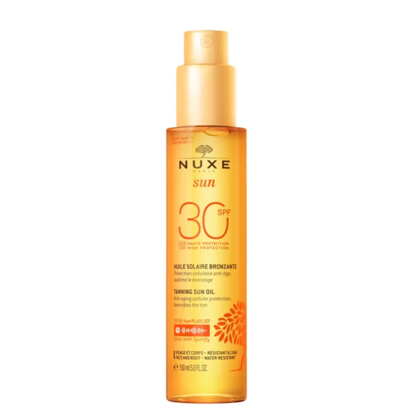 NUXE SUN ECRAN HUILE BRONZANTE SPF 30 VISAGE & CORPS 150 ML + LAIT APRES SOLEIL