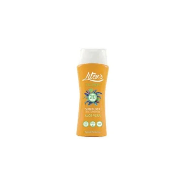 LITEN'S LAIT SOLAIRE ALOE VERA SPF 20 250 ML