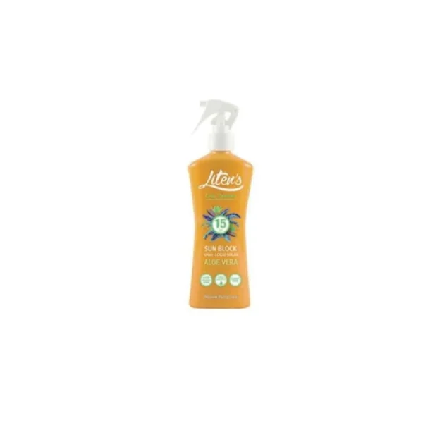 LITEN'S LAIT SOLAIRE ALOE VERA SPRAY SPF 15 250 ML