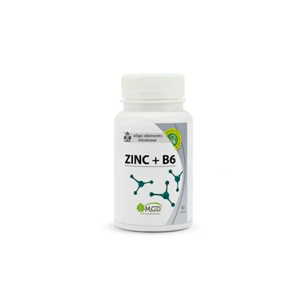 ZINC + B6 MGD X 60 GELULES 24 GR