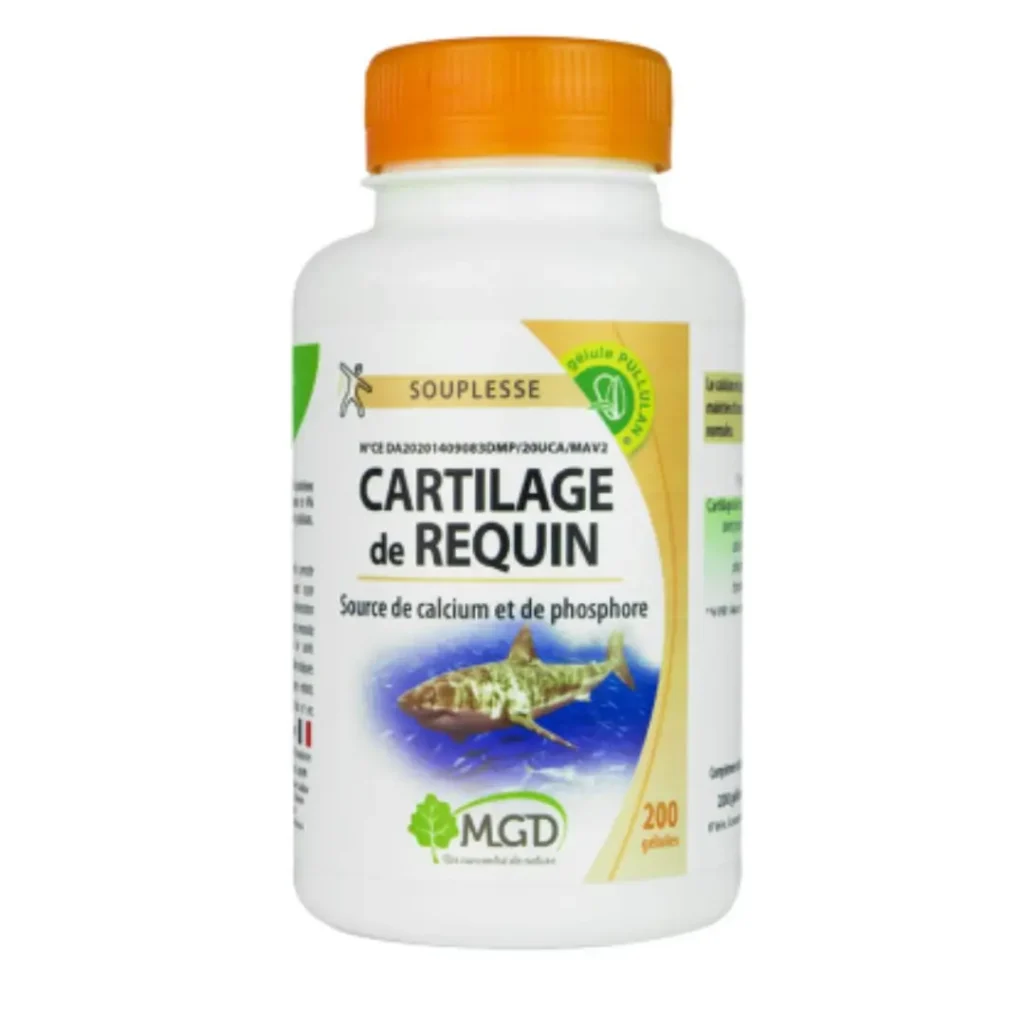 CARTILAGE DE REQUIN 200 GELULES MGD