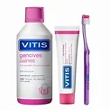 BAIN DE BOUCHE VITIS GINGIVAL 500 PACK ( BB 500 ML + DENT GINGIVAL 100 ML + BROSSE A DENT VITIS GING OFFERTE )