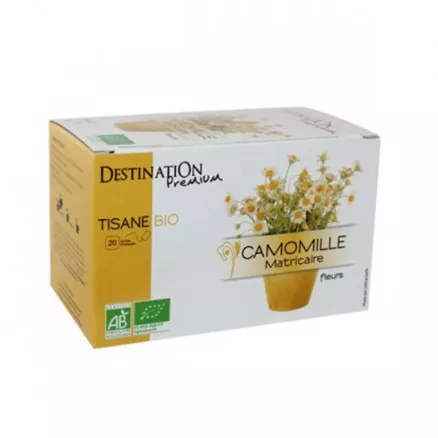 TISANE DESTINATION INFUSION CAMOMILLE BIO 20X12GR