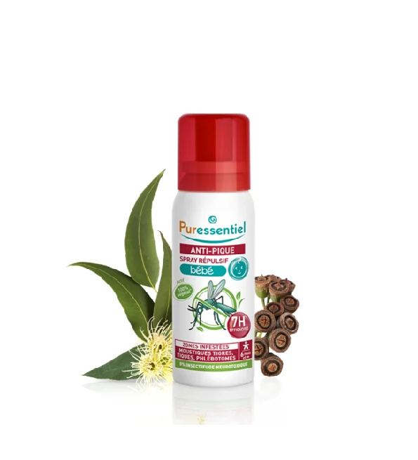 PURESSENTIEL ANTI PIQUE SPRAY REPULSIF BEBE 60 ML