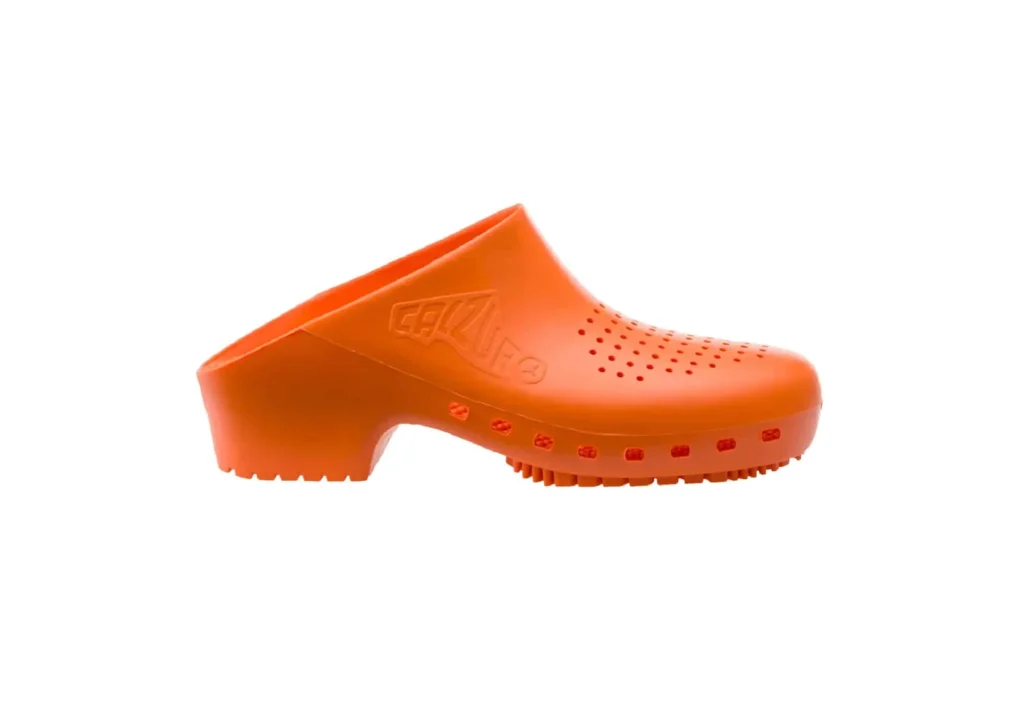 SABOT BLANC /ORANGE
