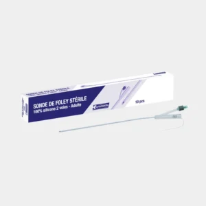 SONDE FOLEY SILICONE 2 VOIES CH14
