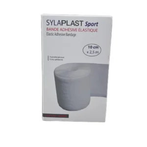 BANDE ADHESIVE ELASTIQUE SYLAPLAST 10 CM  X 2.5 M