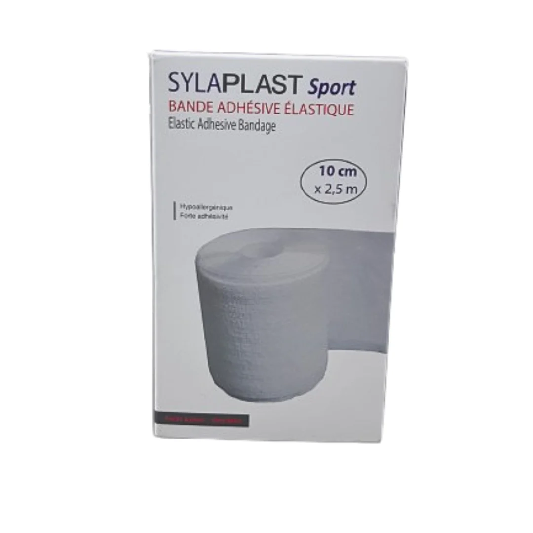 BANDE ADHESIVE ELASTIQUE SYLAPLAST 10 CM  X 2.5 M - Image 1
