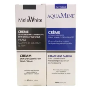 MELAWHITE CREME DIPEGMENTANTE 50 ML + AQUAMINE