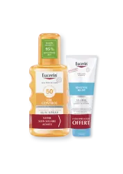 EUCERIN ECRAN SUN TOUCHER SEC GEL CREME HUILE CONTROLE + MINI DERMOPURE SERUM+MIN TRIPLE EFFECT
