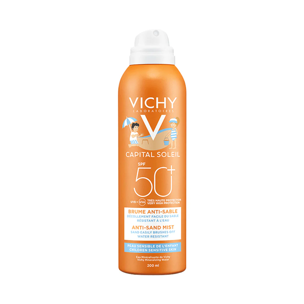 VICHY ECRAN 50+ SPRAY IP ENFANT 200 BRUME ANTI SABLE - Image 1