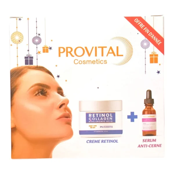 SERUM VITAMINE C + SERUM ANTI CERNE PACK PROVITAL