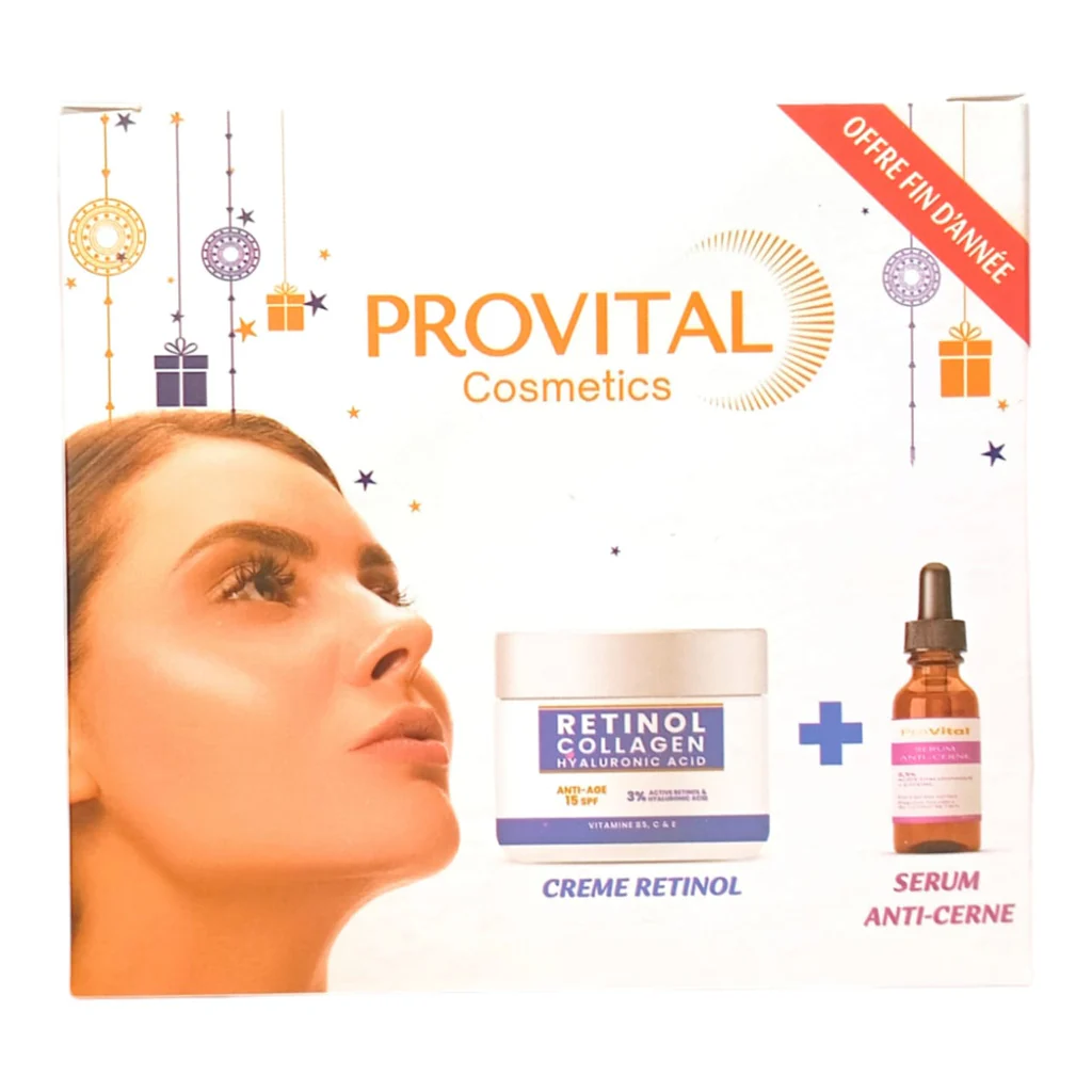 SERUM VITAMINE C + SERUM ANTI CERNE PACK PROVITAL - Image 1
