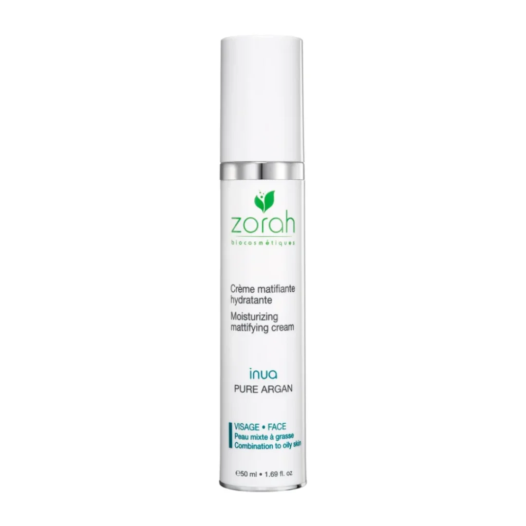 ZORAH BIOCOSMETIQUE INUA PURE ARGAN CREME MATIFIANTE ET HYDRATANTE 50 ML