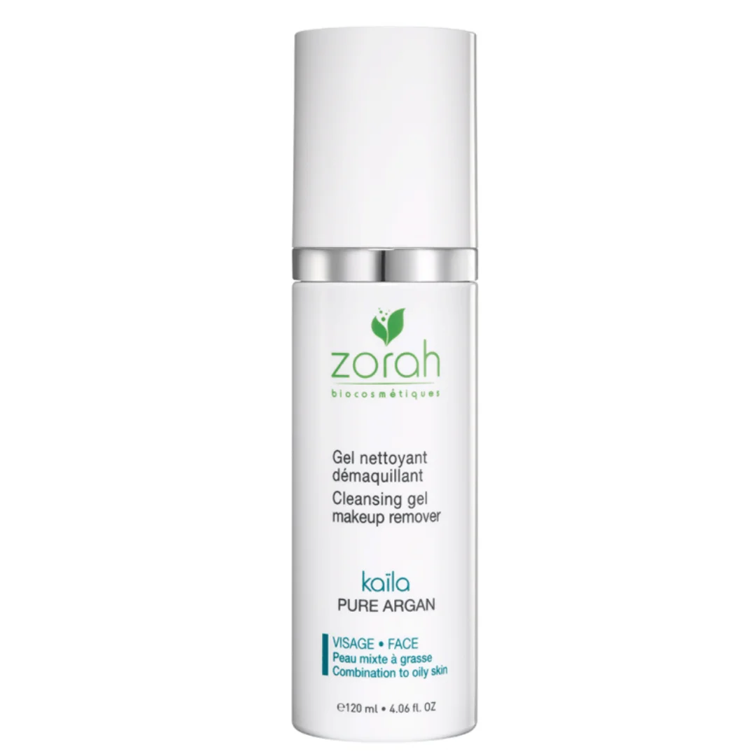 ZORAH BIOCOSMETIQUE KAILA PURE ARGAN GEL NETTOYANT 2 EN 1 120 ML - Image 1