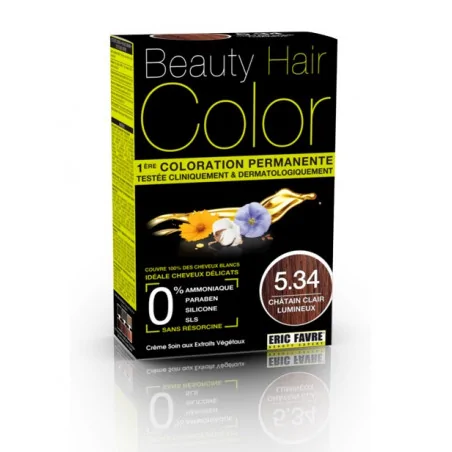 BEAUTY HAIR COLOR 5.34 CHATIN CLAIR LUMINEUX