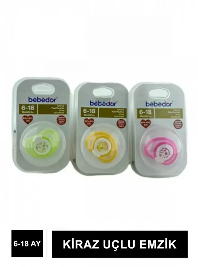 BEBEDOR SUCETTE CHERRY SILICONE 6-18 MOIS 102 - Image 1