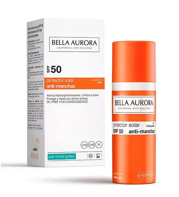 BELLA AURORA ECRAN DEP.SPF 50 PEAU MIXTE GRASSE